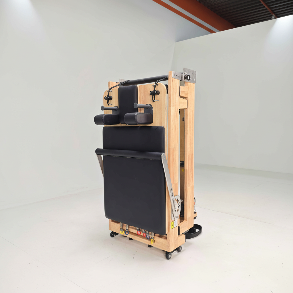 Pilates & Yoga Tina Fehrenbach - Commercial Foldable Oak & Aluminum Pilates