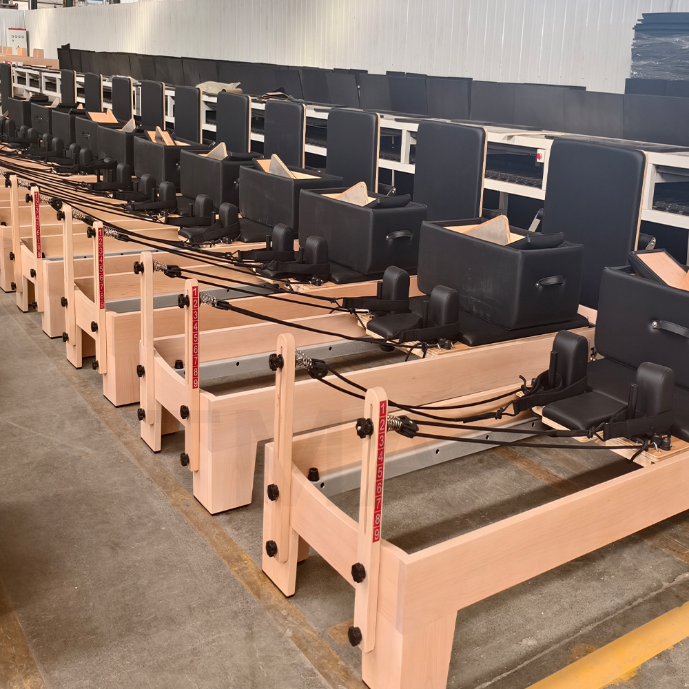 Pilates Yoga And Gym - DZ132 Beech Wood Pilates Reformers Machine