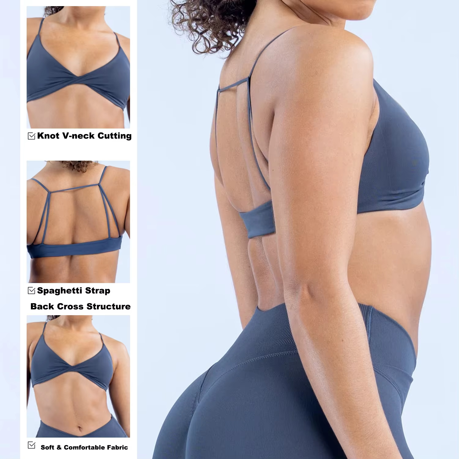Pilates Yoga And Gym - Impact Vision Womens Cross Back Sports