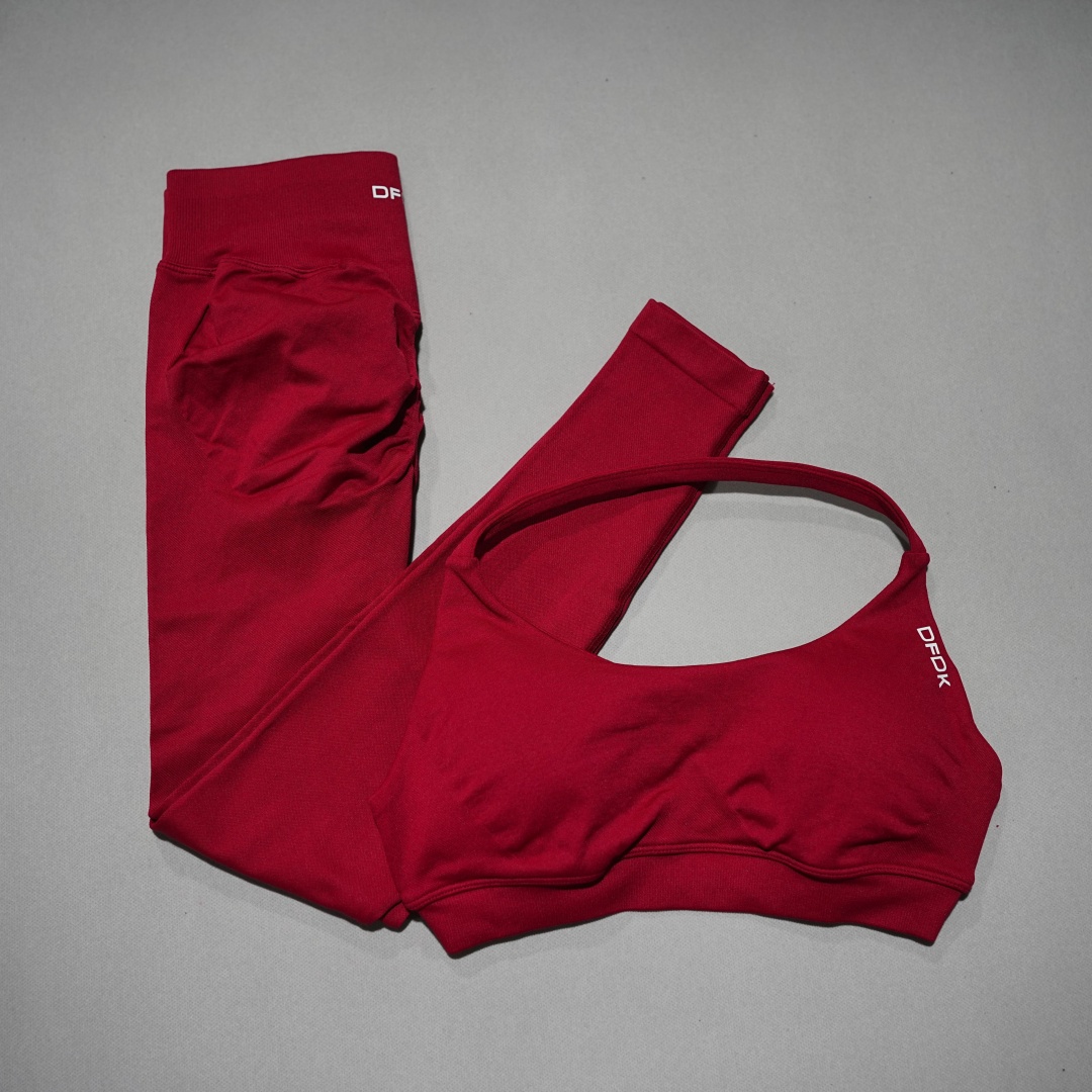 DFDK Women's Lace-Up 2Pcs Acti - Pilates Yoga Leggings avis et prix
