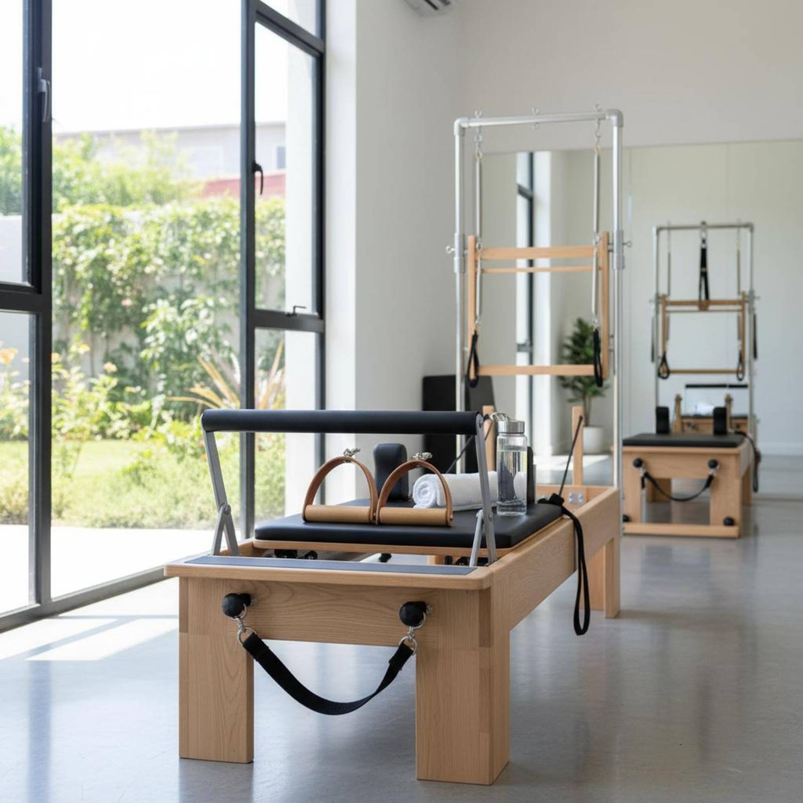 2 Pieces Leather Wood Handles  - Pilates & Yoga Tina Fehrenbach avis et prix