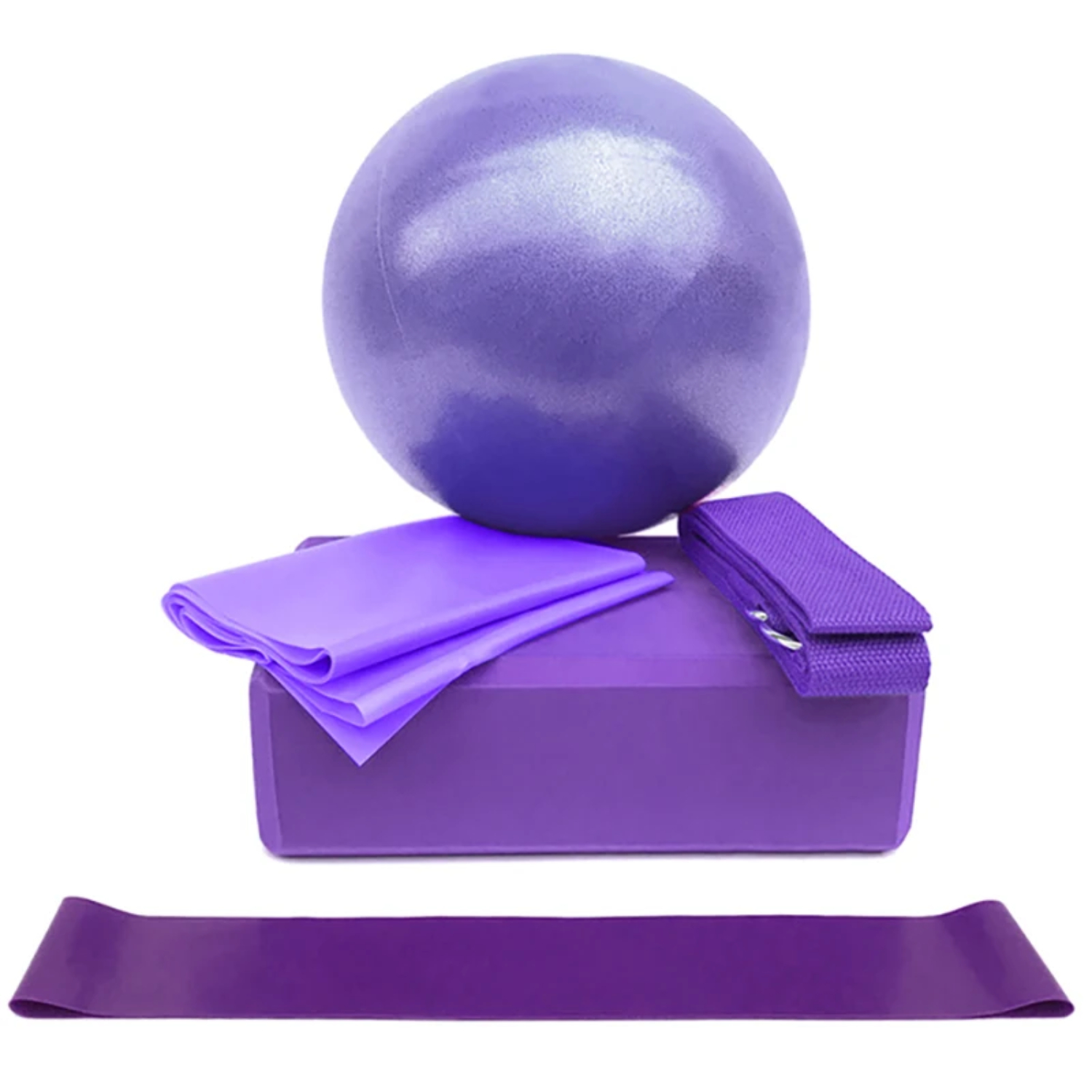 5Pcs Yoga Ball Kits And Sets   - Pilates Yoga Block Exercises avis et prix