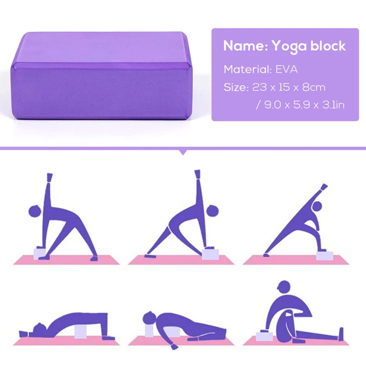5Pcs Yoga Ball Kits And Sets   - Pilates Yoga Block Exercises avis et prix