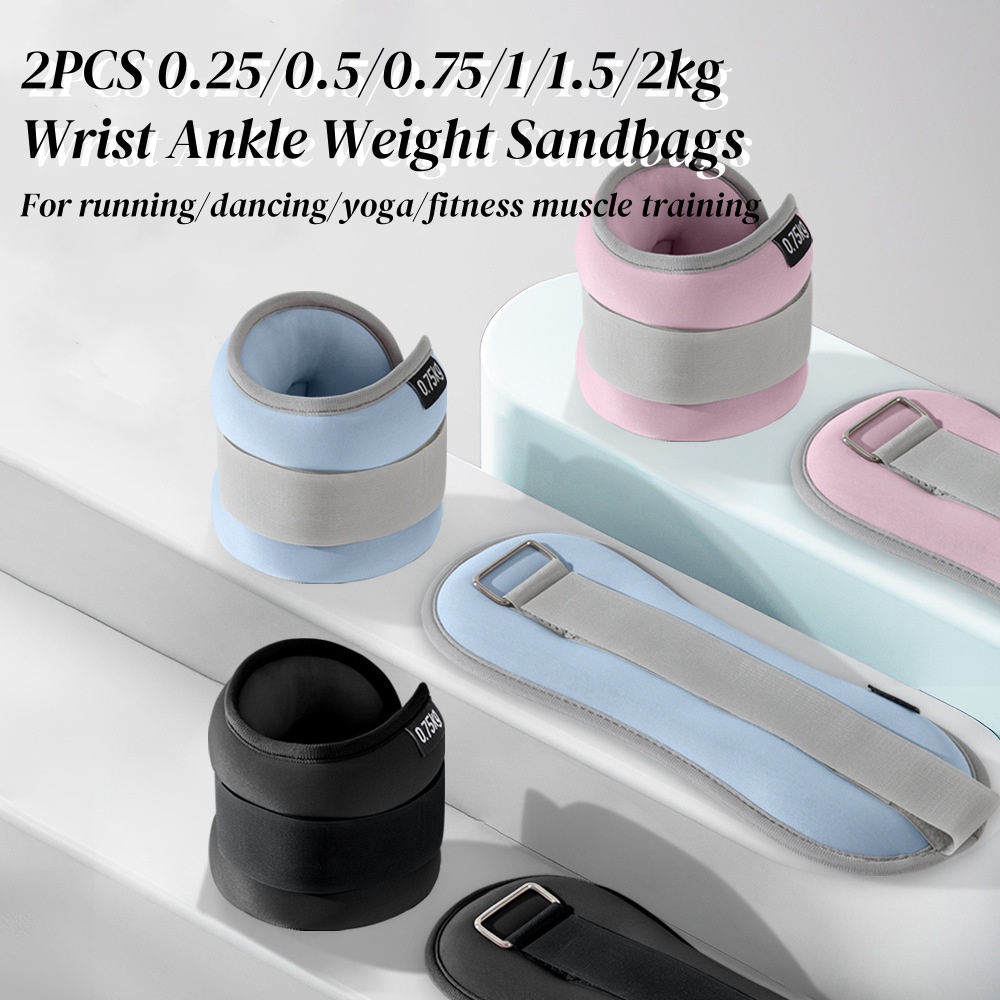 2pcs 0.25/0.5/0.75/1/2kg Wrist - Yoga Sandbag Weight avis et prix