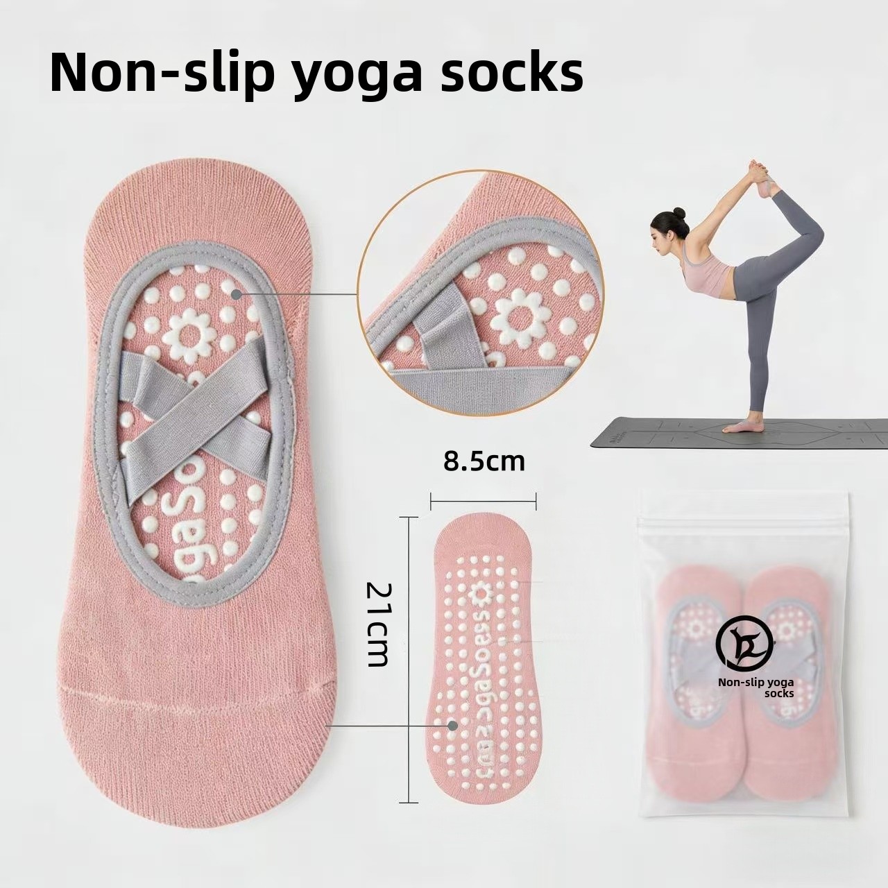 Women Yoga Sock Silicone Anti- - Pilates Yoga Ballet avis et prix