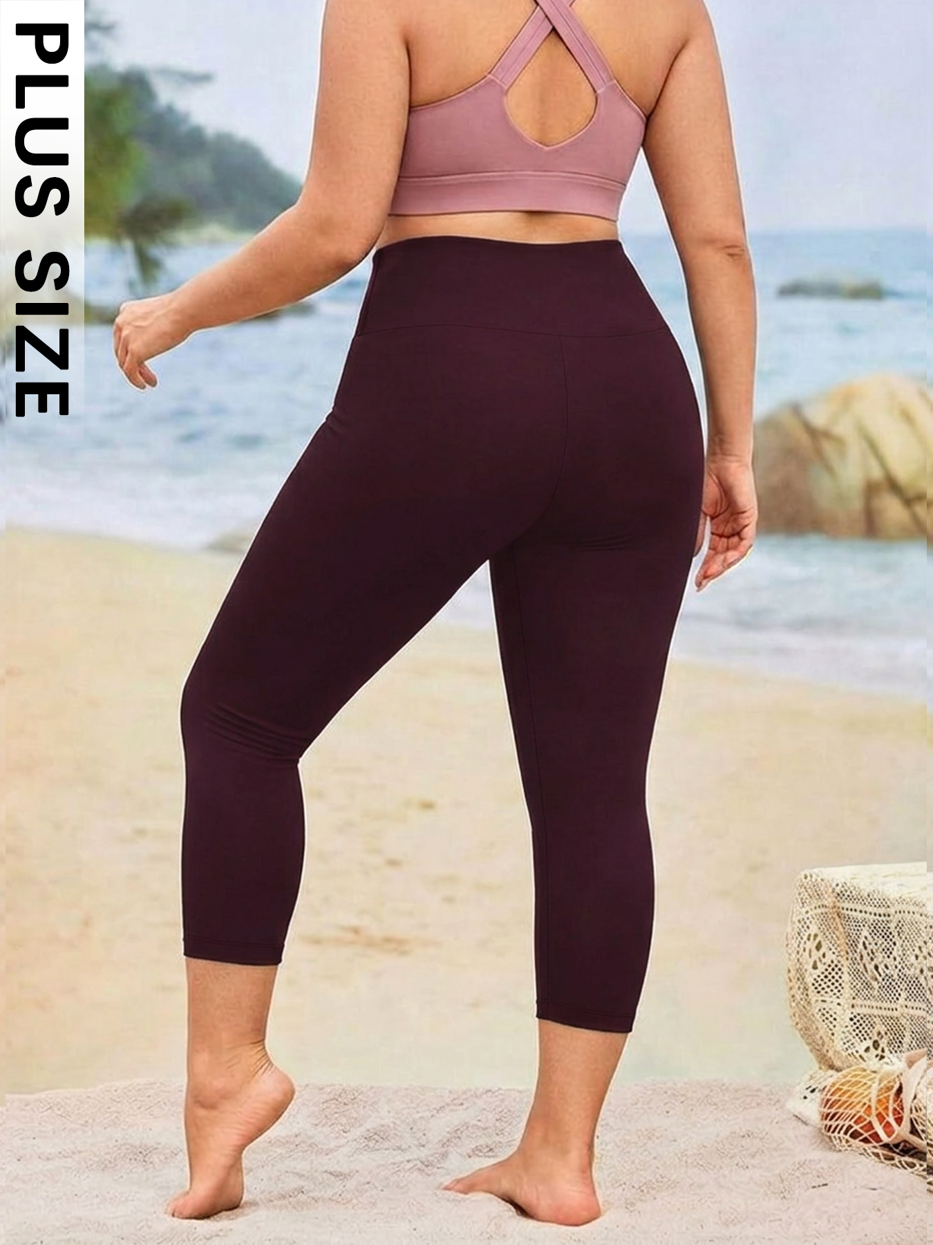 Plus Size Women's High Waisted - Pilates Yoga Leggings avis et prix