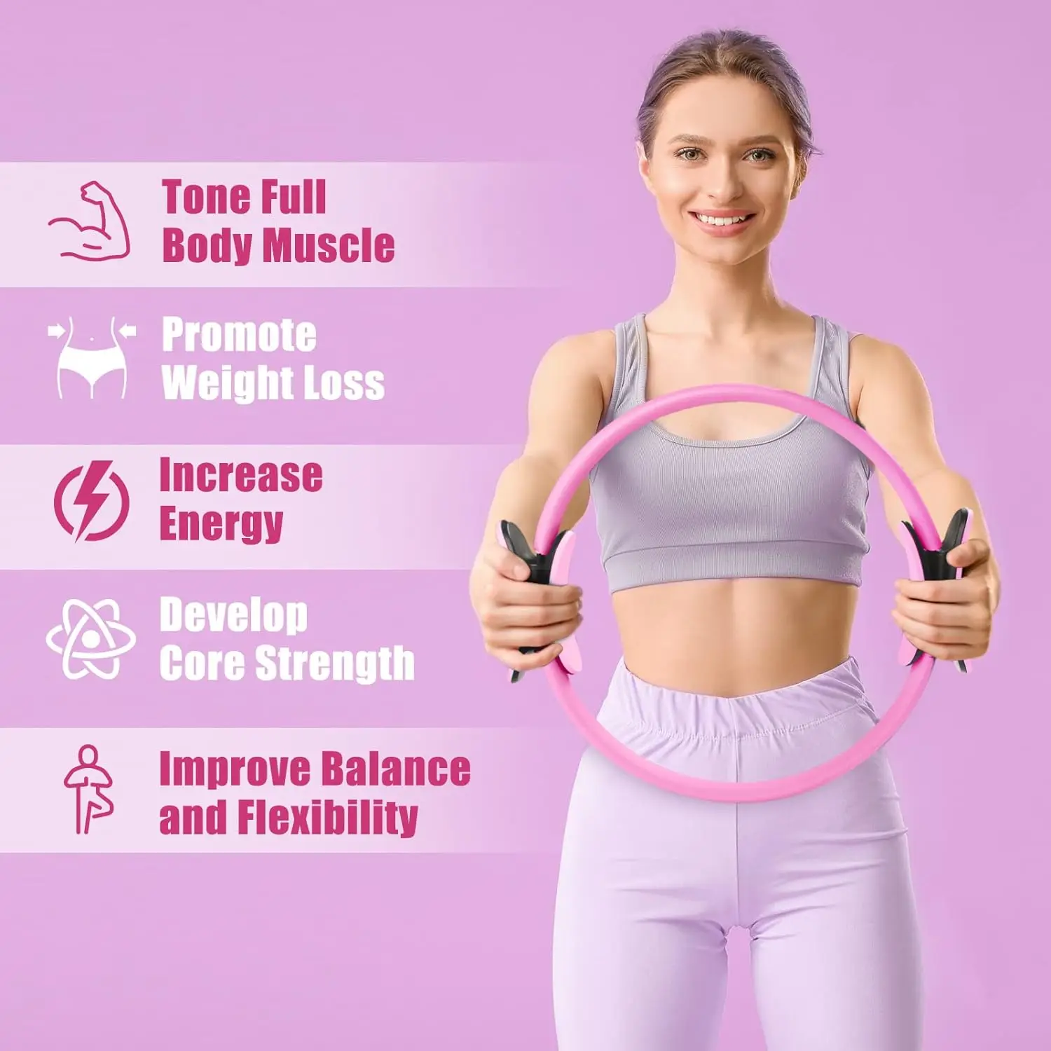 Pilates Ring, Home Resistance  - Pilates Yoga Resistance Ring avis et prix