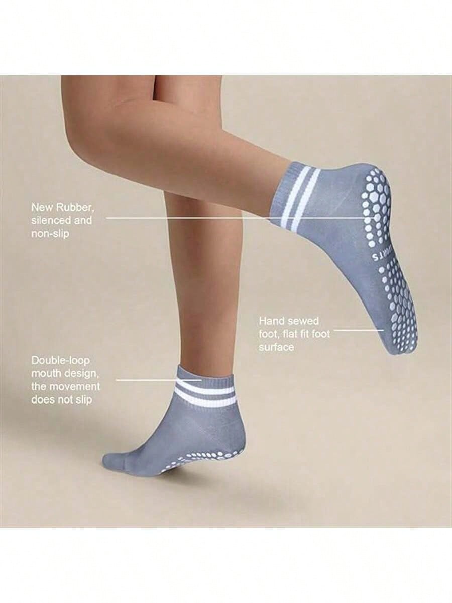 5 Pairs Women Double Stripe No - Pilates Yoga Ballet avis et prix