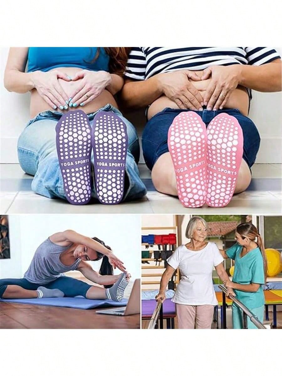 5 Pairs Women Double Stripe No - Pilates Yoga Ballet avis et prix