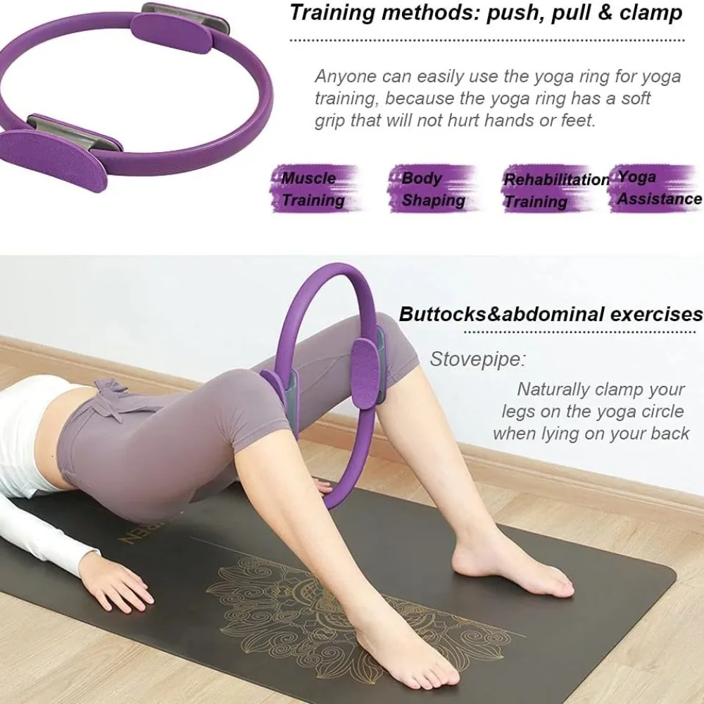 1Pcs Yoga Pilates Ring Non-sli - Pilates Yoga Resistance Ring avis et prix
