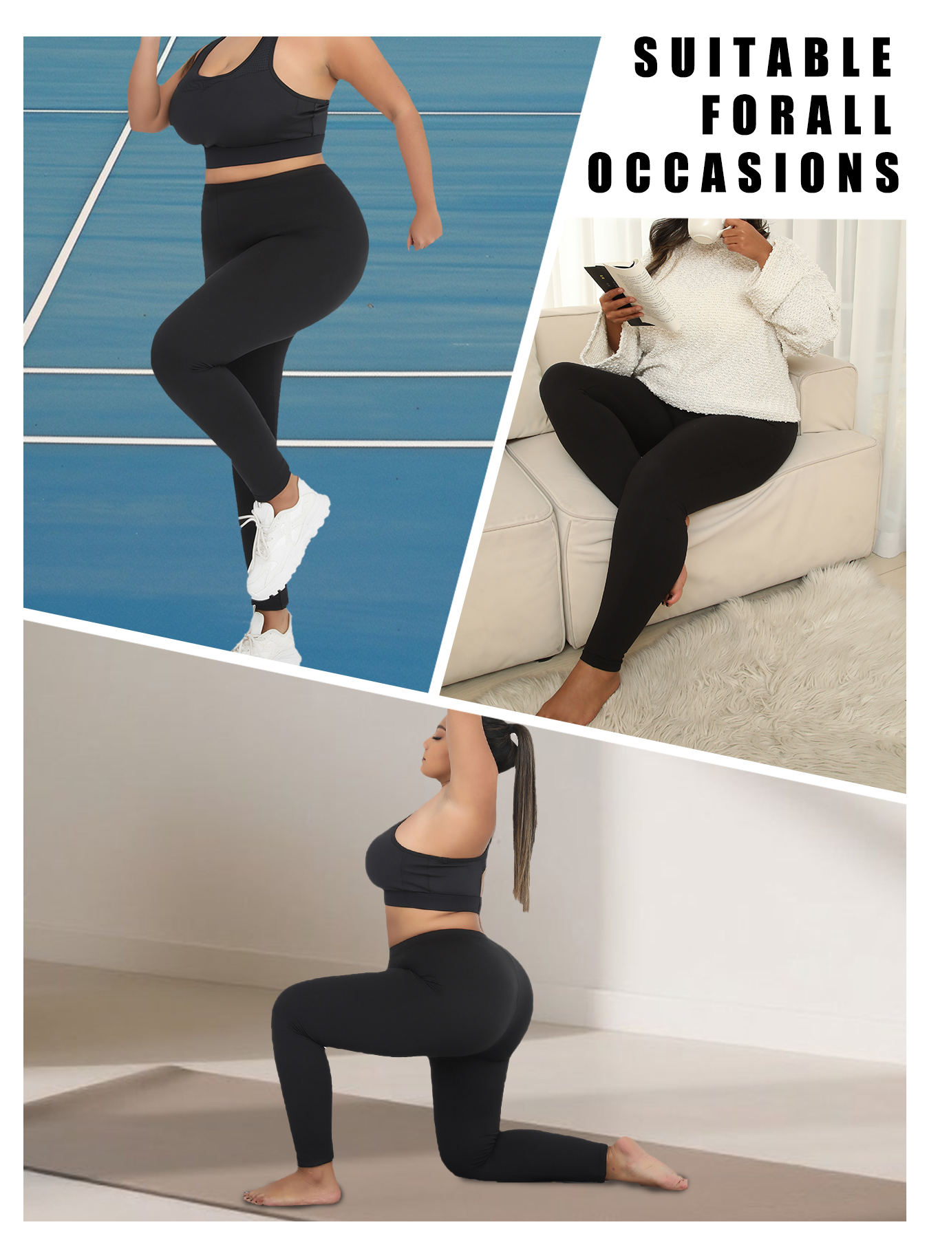 Plus Size Super Soft Sport Leg - Pilates Yoga Leggings avis et prix