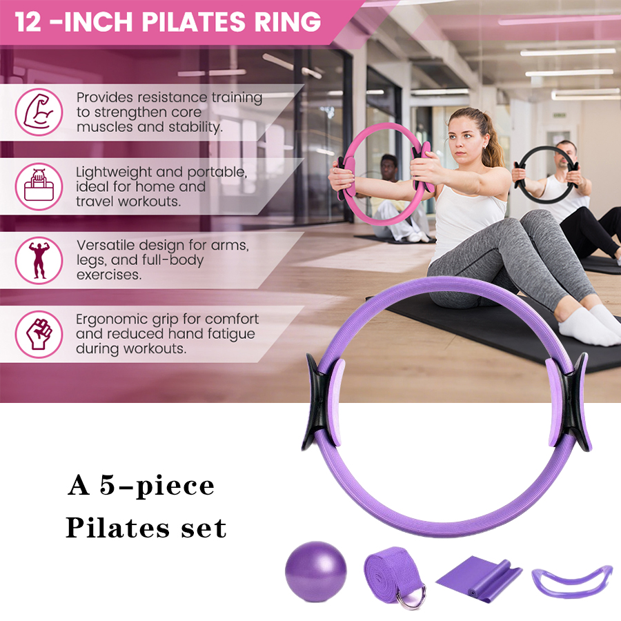 Customized LOGO 5-Piece Home G - Pilates Yoga Resistance Ring avis et prix