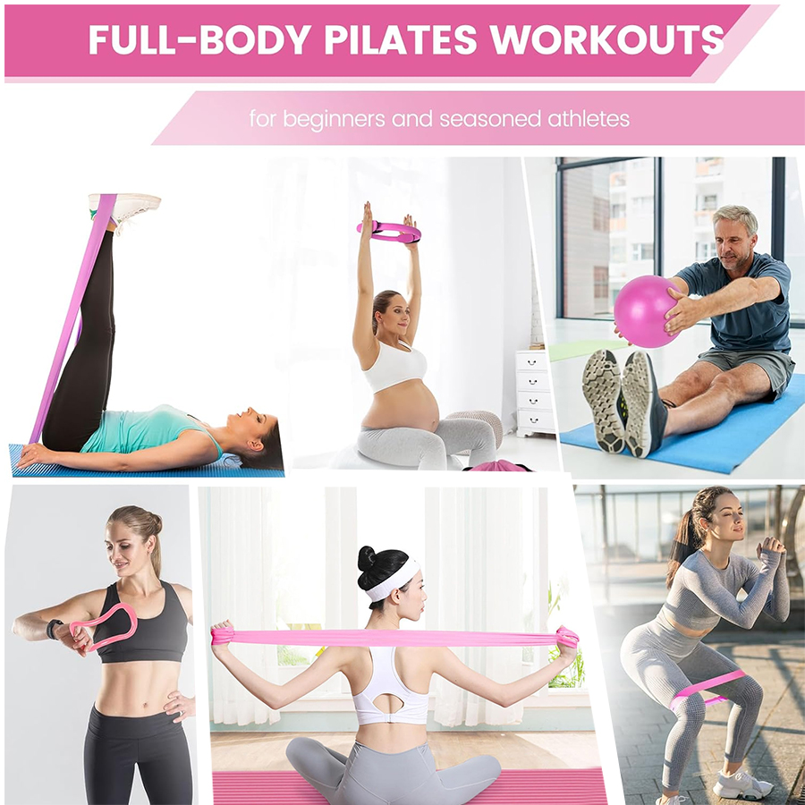 Customized LOGO 5-Piece Home G - Pilates Yoga Resistance Ring avis et prix