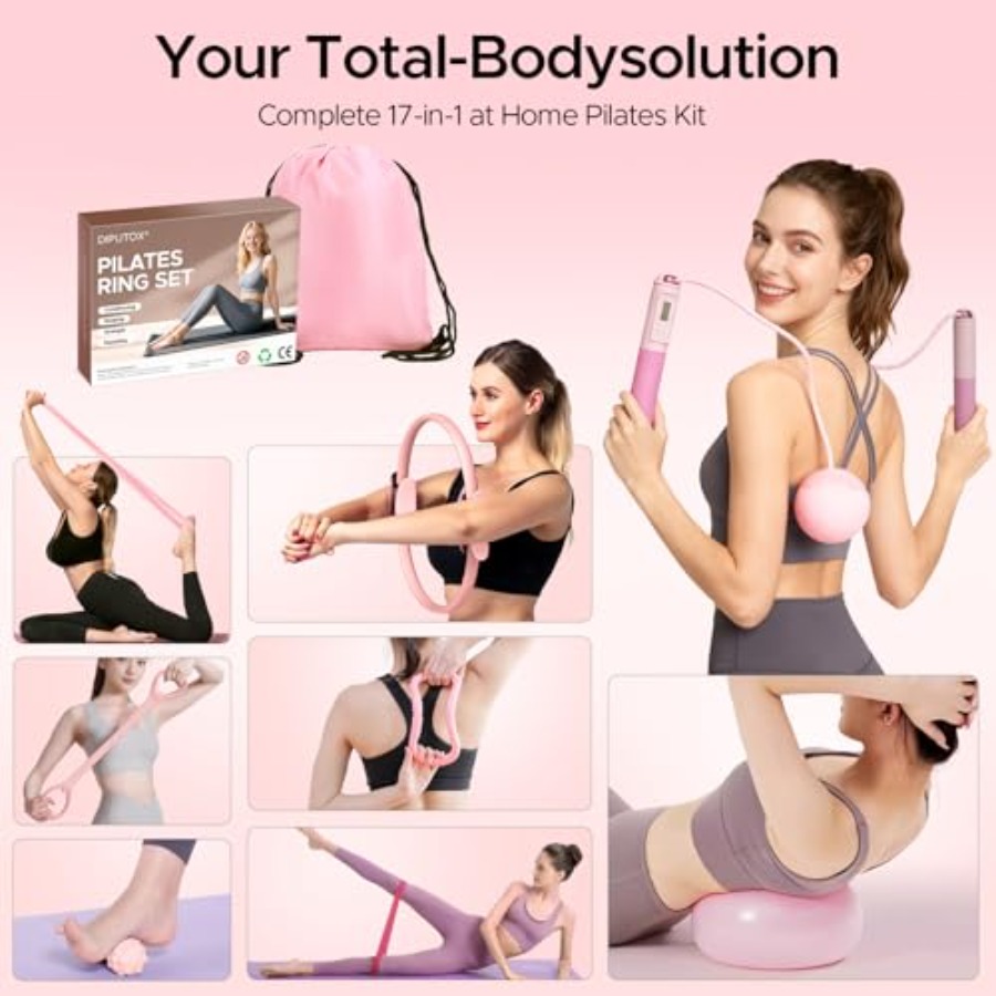 Pilates Ring Kit for Women Hom - Pilates Yoga Resistance Ring avis et prix