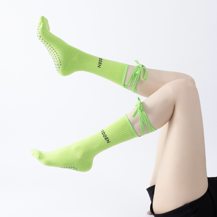 Women Bandage Yoga Socks Cotto - Pilates Yoga Ballet avis et prix