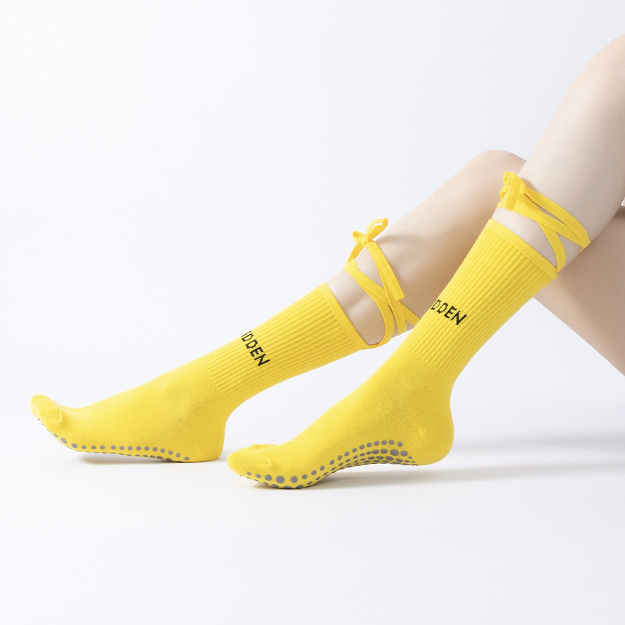 Women Bandage Yoga Socks Cotto - Pilates Yoga Ballet avis et prix