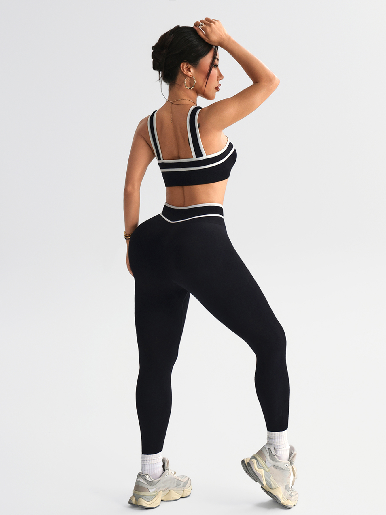 2 pcs Women Seamless Yoga Sets - Pilates Yoga Leggings avis et prix