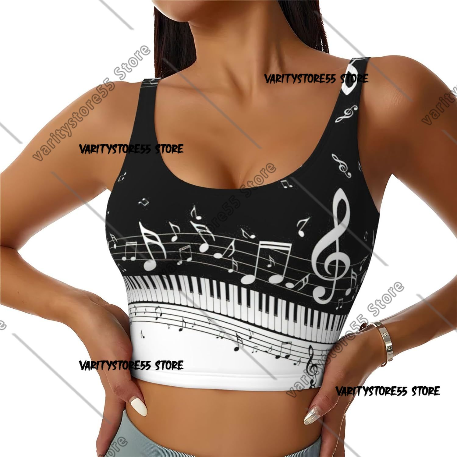 Piano Keys with Musical Notes  - Pilates Yoga Music avis et prix