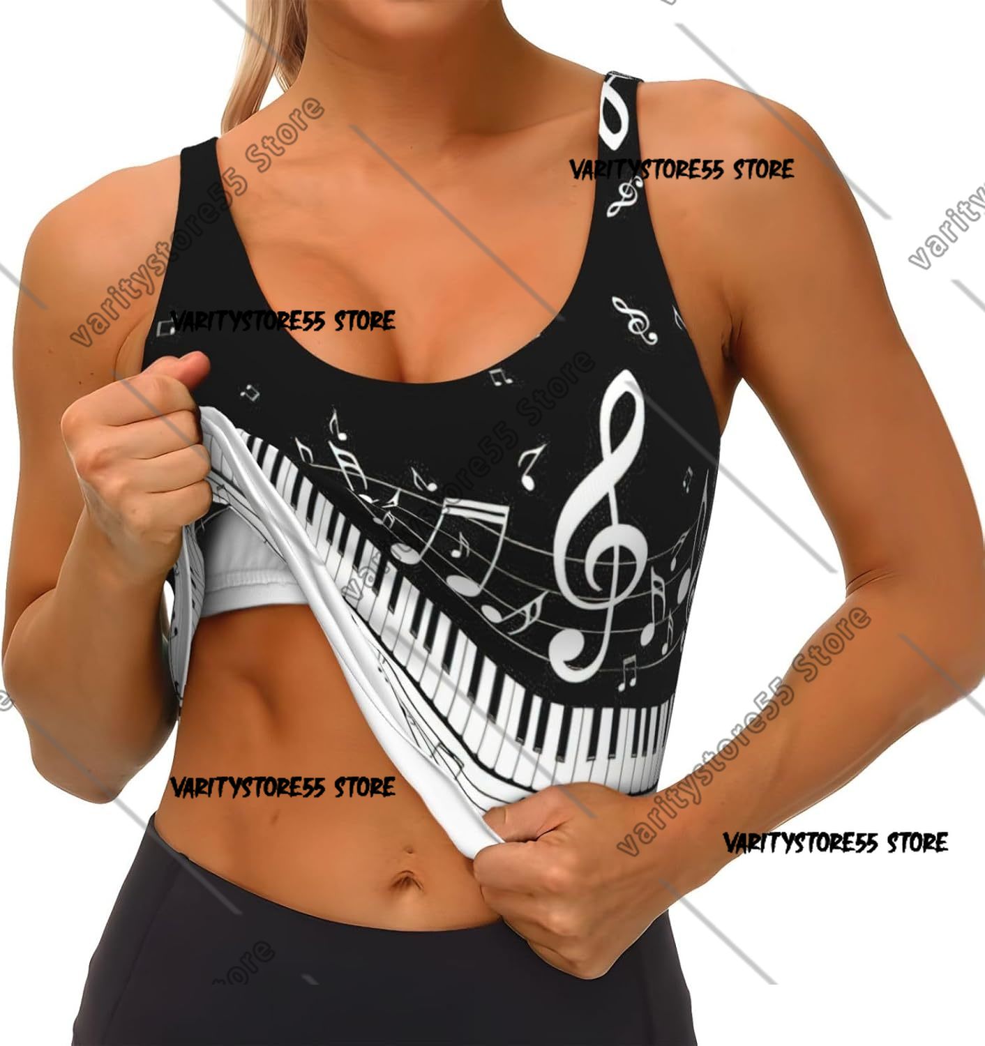 Piano Keys with Musical Notes  - Pilates Yoga Music avis et prix