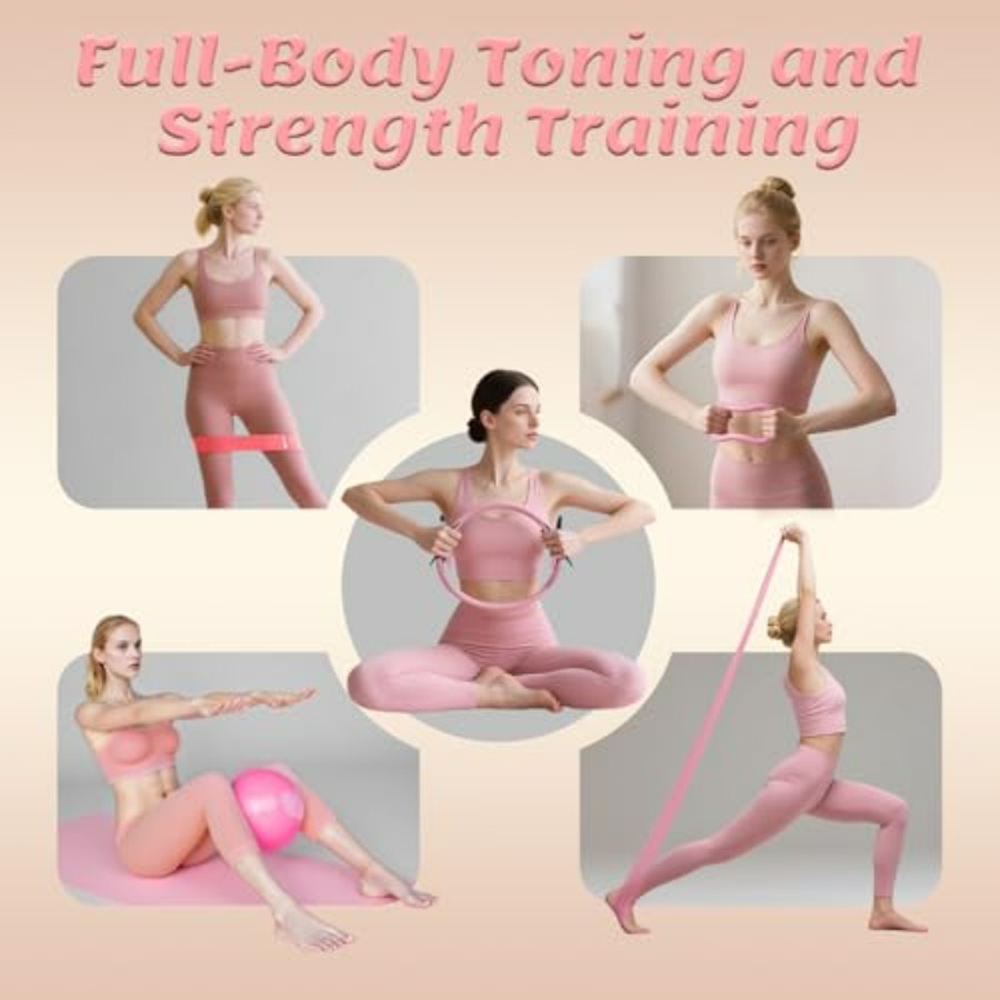 Pilates Equipment Kit for Wome - Pilates Yoga Resistance Ring avis et prix