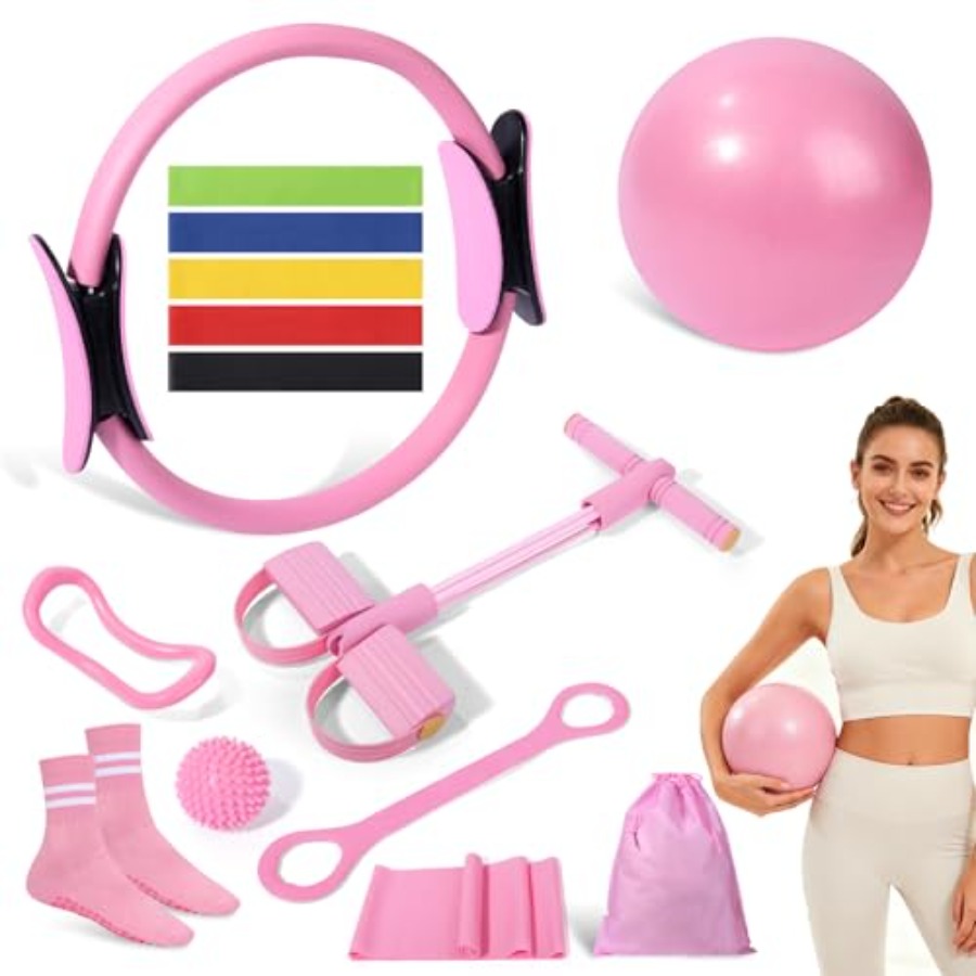 Pilates Kit 14 Pcs, Pilates Es - Pilates Yoga Resistance Ring avis et prix