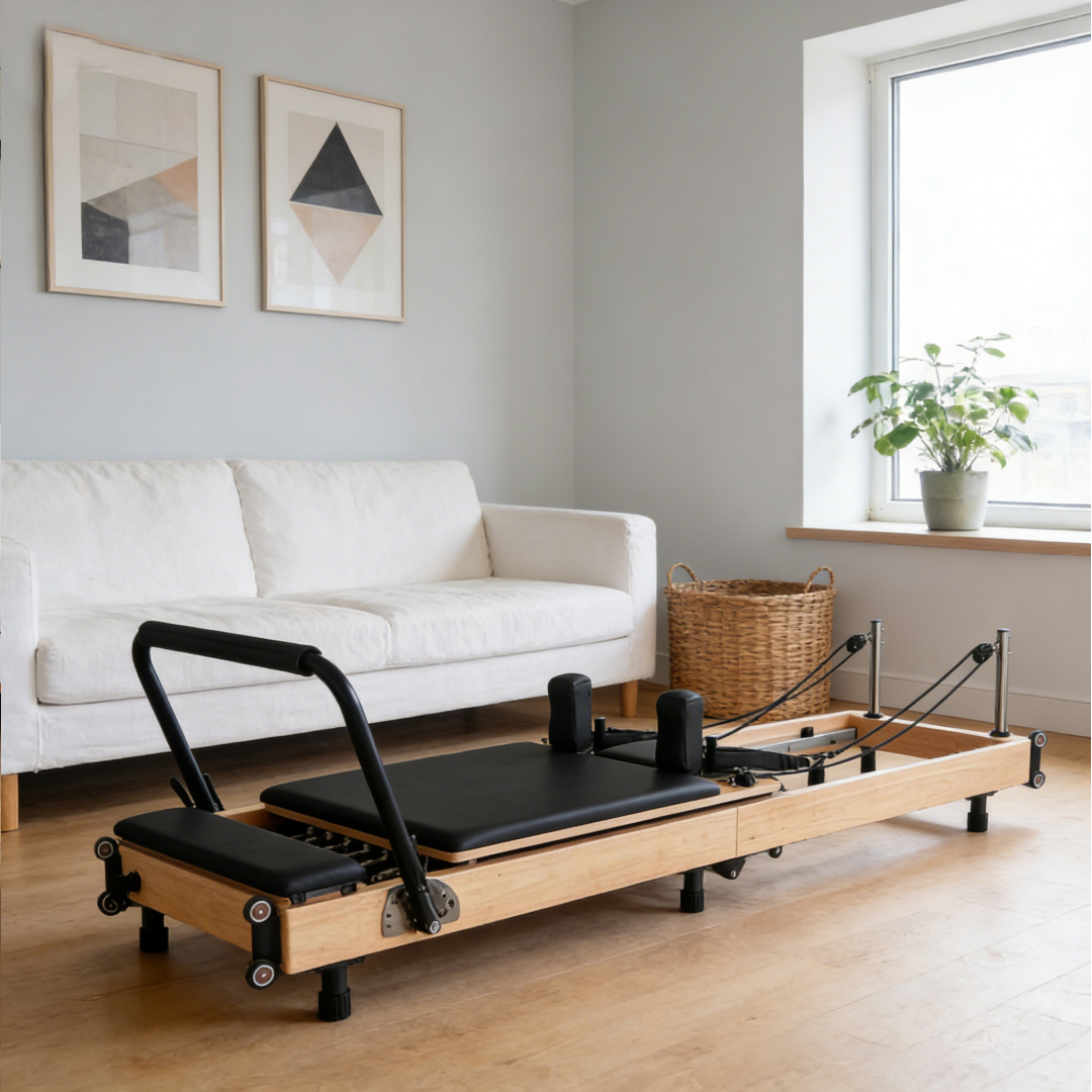 Space-Saving Foldable Oak Pila - Pilates & Yoga Tina Fehrenbach avis et prix